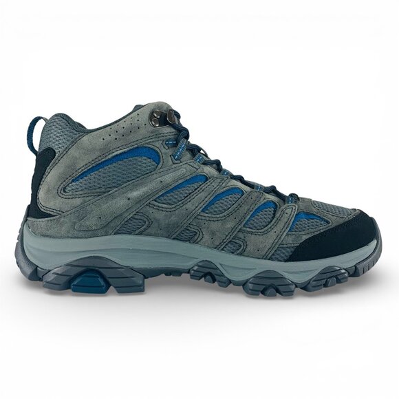 Merrell Moab 3 Mid Granite Grey Blue Men\'s Wide Hiking Shoes Boots J035865W main image 9
